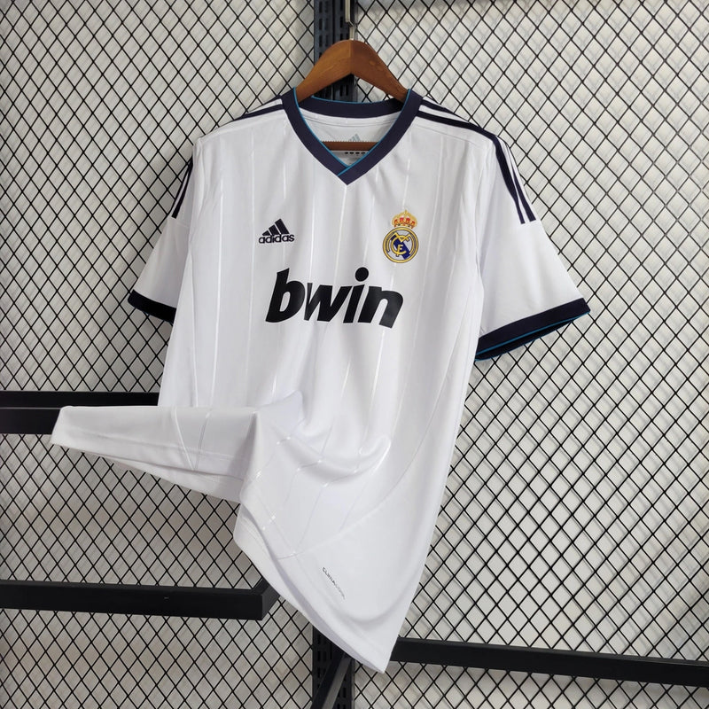 Camisa Retrô Real Madrid I Home Adidas 2012/13 Masculino Branco