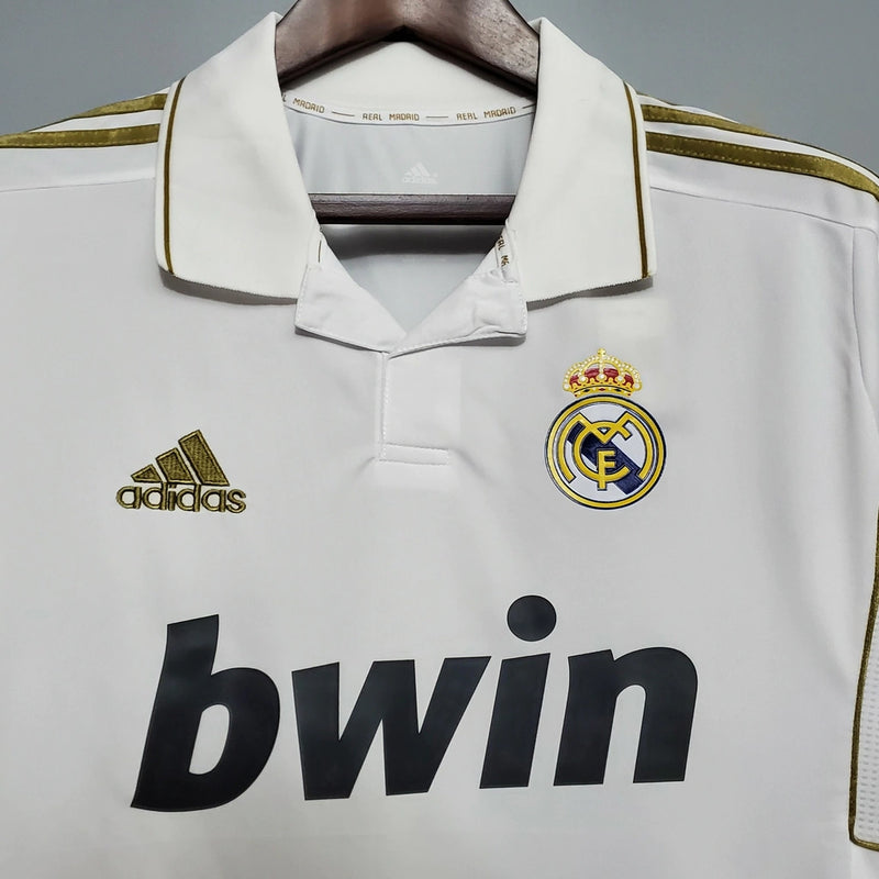 Camisa Retrô Real Madrid I Home Adidas 2011/12 Masculino Branco