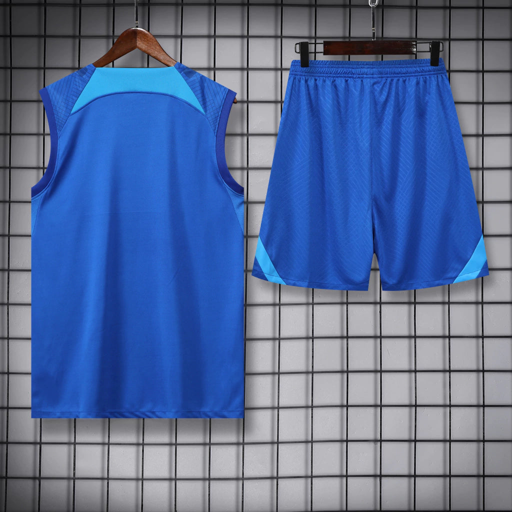 Conjunto Regata Chelsea Training 22/23 Nike - Azul