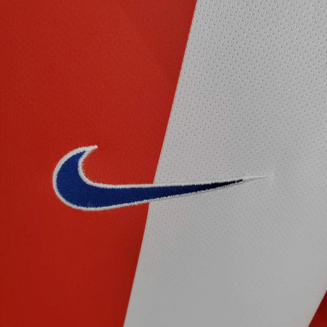 Camisa Atlético de Madrid Retrô 2014/2015 Branca e Vermelha - Nike