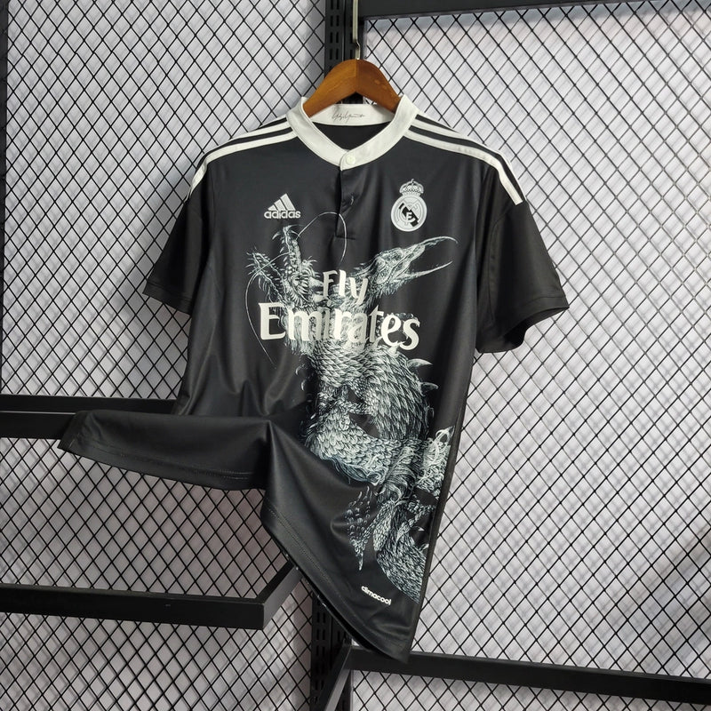 Camisa Retrô Real Madrid III Third Adidas 2014/15 Masculino Preto