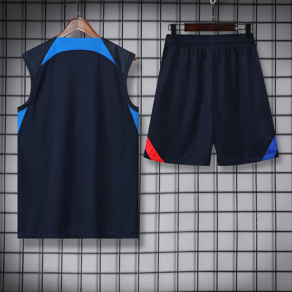 Conjunto Regata Barcelona Training 2022/23 Nike - Azul Royal