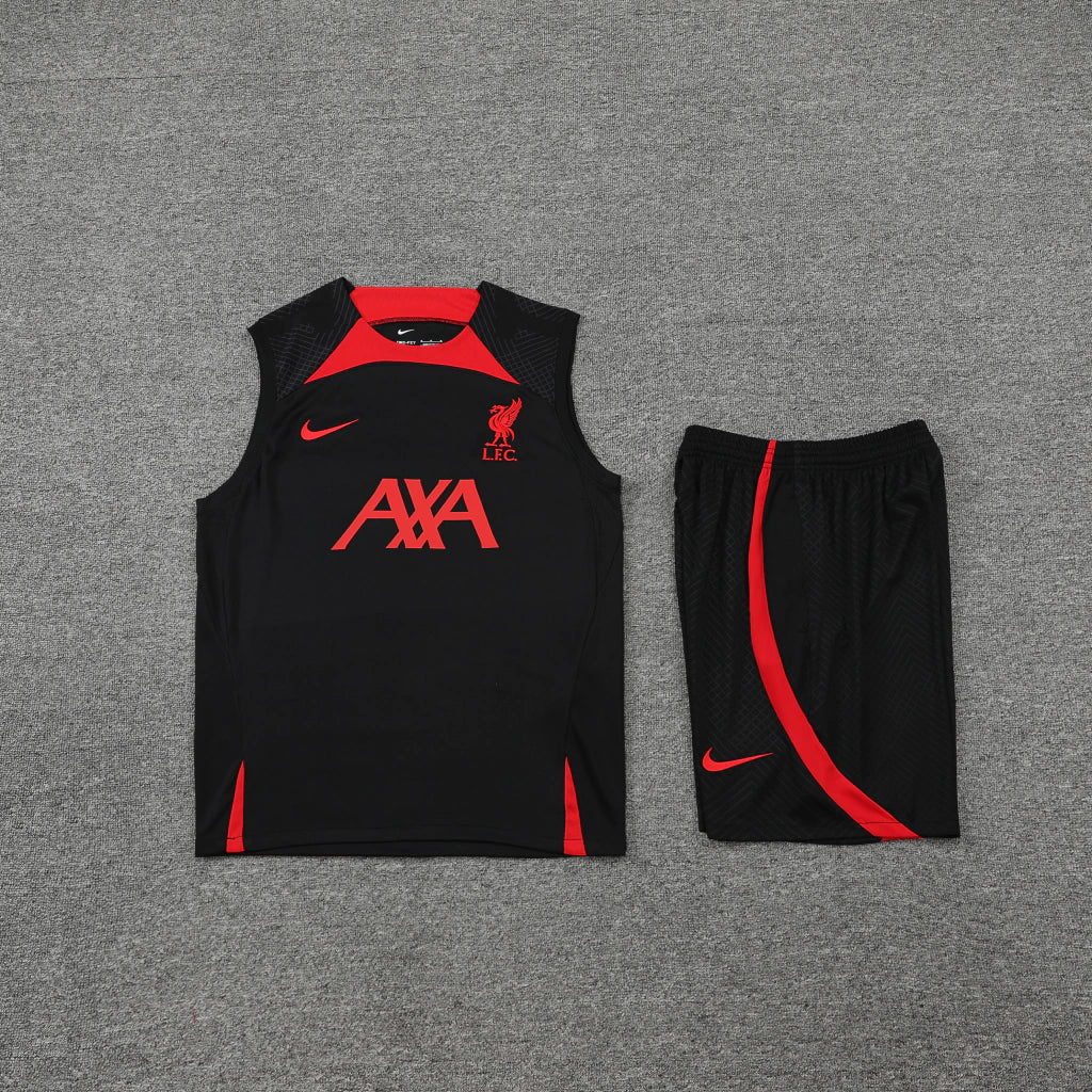 Conjunto Regata Liverpool Training 2022/23 Nike - Preto