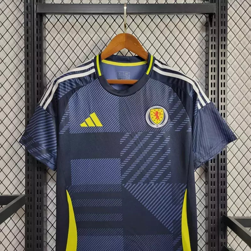 Camisa Escócia I Home Adidas Torcedor 2024/25 Azul Marinho