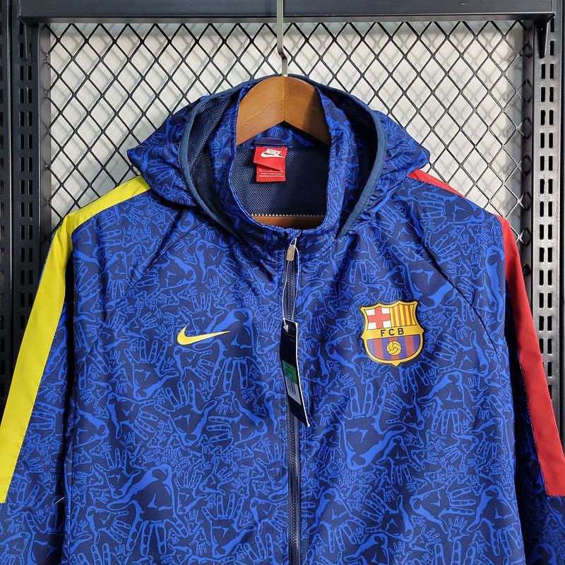 Jaqueta Corta-Vento Barcelona 23/24 Masculino Nike - Azul