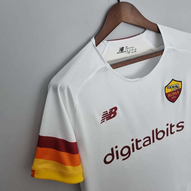 Camisa Roma Home Adidas Torcedor 2021/22 Masculino Branco