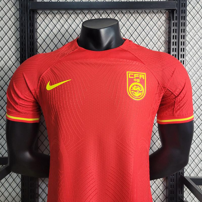 Camisa China Nike 2023/24 Jogador Masculino - Vermelho