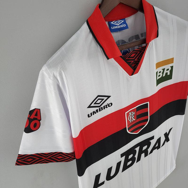 Camisa Retrô Flamengo II Away 1995/96 Adidas Masculino Branco