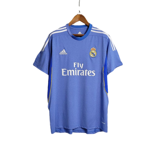 Camisa Retrô Real Madrid Adidas 2013/14 Masculino  Azul