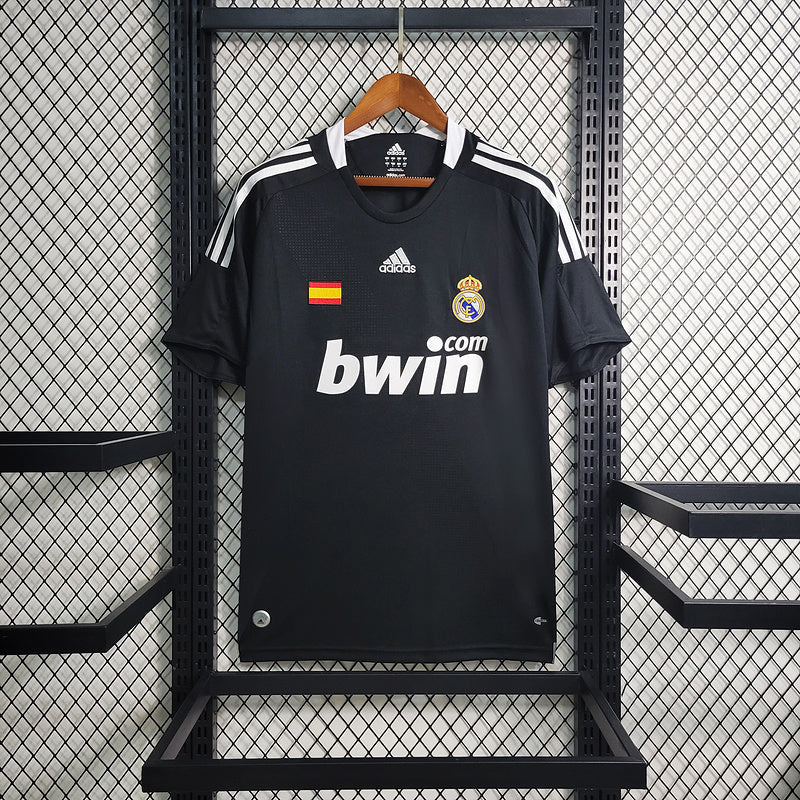 Camisa Retrô Real Madrid III Third Adidas 2008/09 Masculino Preto