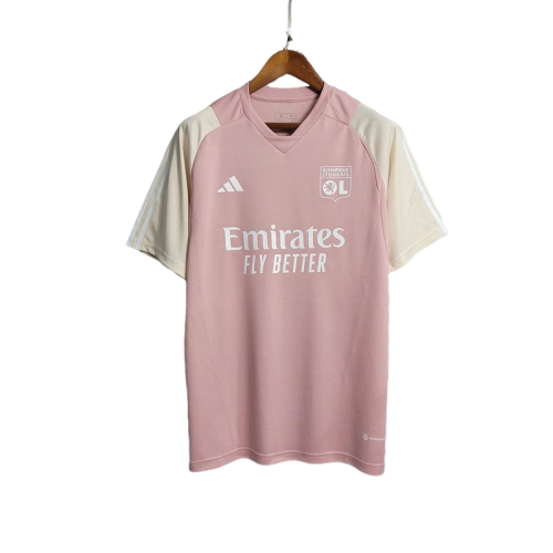 Camisa Lyon Treino Adidas Torcedor 2023/24 Masculino Rosa