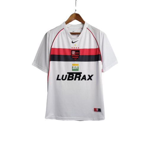 Camisa Flamengo II Away Retrô 2002/03 Adidas Masculina - Branco