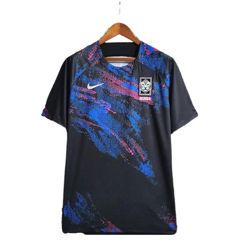 Camisa Coreia Treino Nike Torcedor 2023/24 Preto e Azul