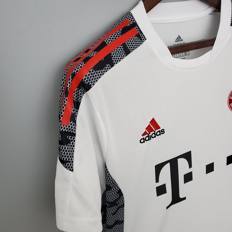 Camisa Bayern de Munique Treino 2021/22 Adidas - Branco