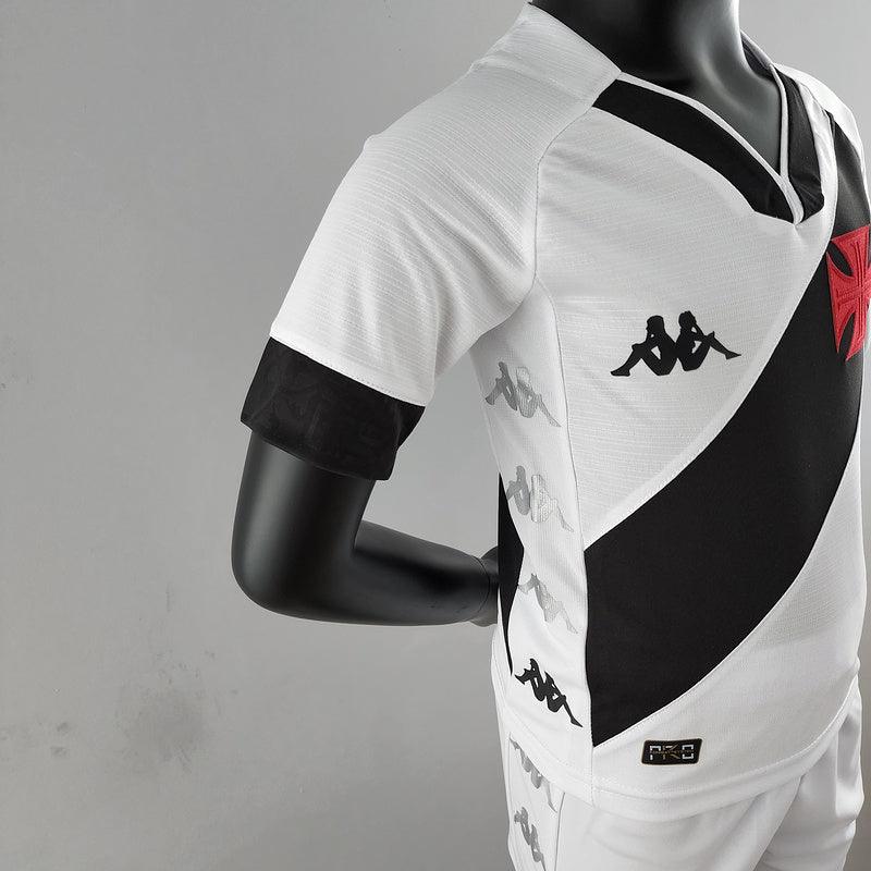 Conjunto Infantil Vasco Away Kappa 2022/23 - Branco