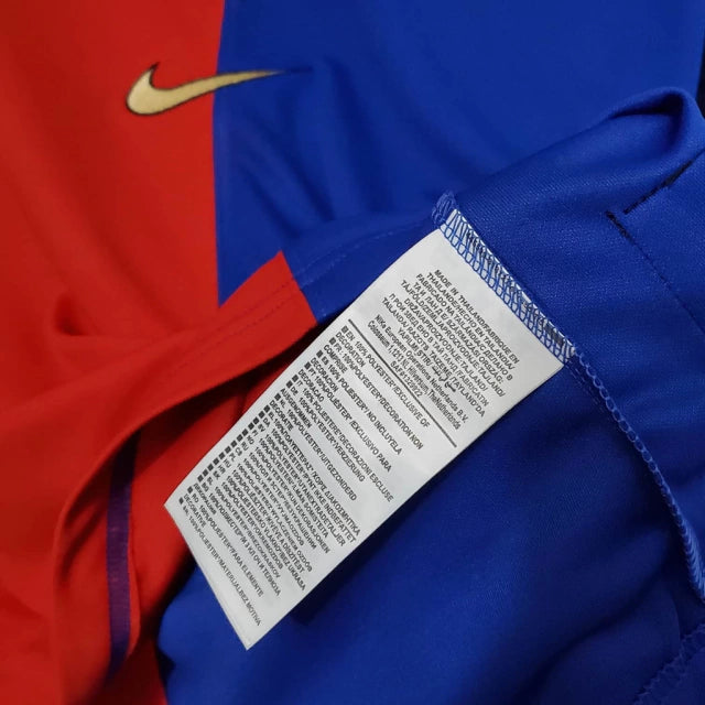 Camisa Retrô Barcelona 100 Anos Nike 1899/99 Azul e Grená