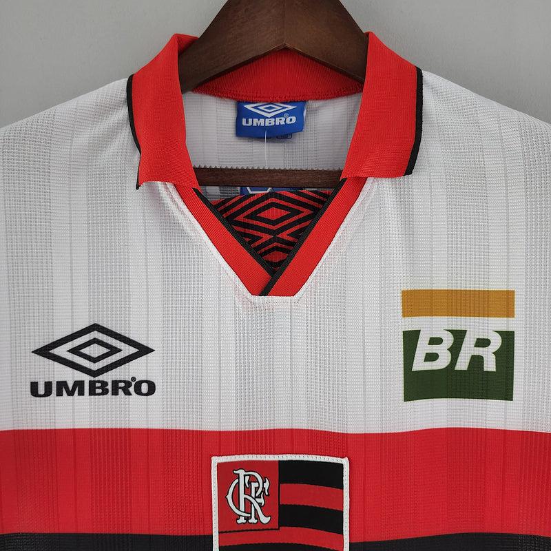 Camisa Retrô Flamengo II Away 1995/96 Adidas Masculino Branco