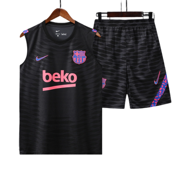 Conjunto Regata Barcelona Training 2021/22 Nike - Preto