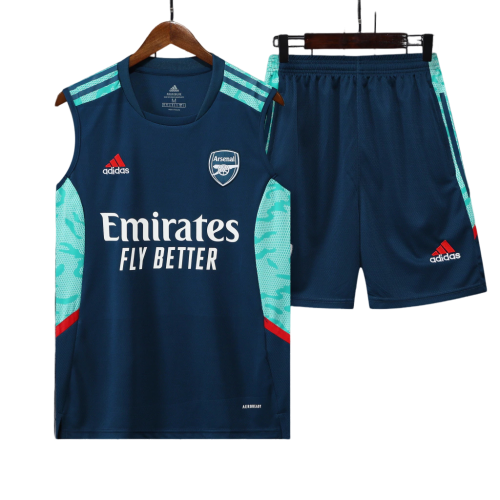 Conjunto Regata Arsenal Training 2022/23 Adidas - Azul
