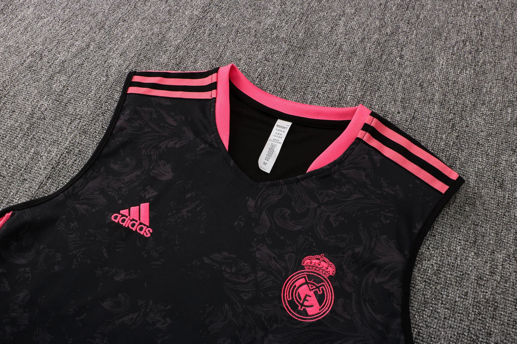 Conjunto Regata Real Madrid Training 2020/21 Adidas - Preto