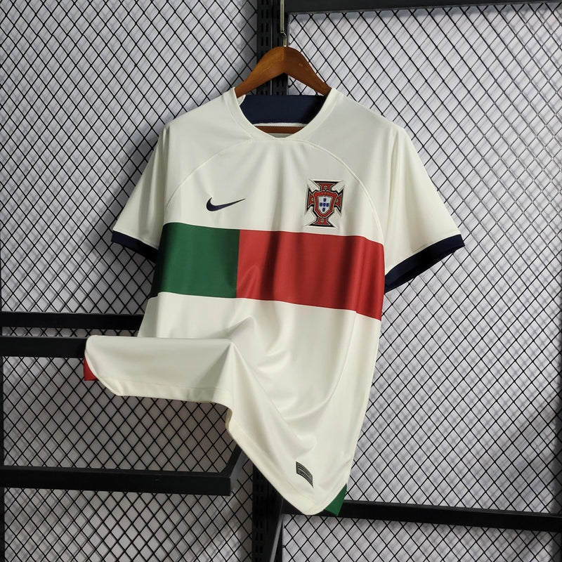 Camisa Portugal II Nike Torcedor 2022/23 Masculino Branco