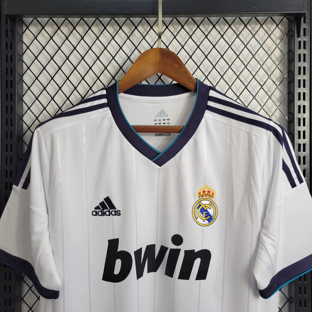 Camisa Retrô Real Madrid I Home Adidas 2012/13 Masculino Branco