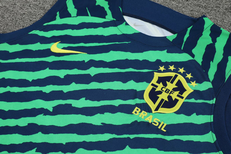 Conjunto Regata Brasil 22/23 Nike - Verde
