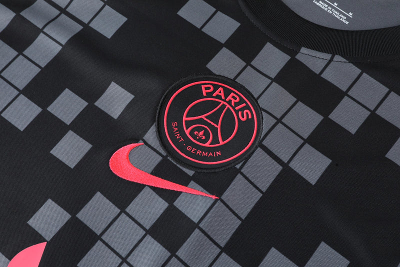 Conjunto Regata Paris Saint Germain Training 2021/22 Nike - Cinza Escuro