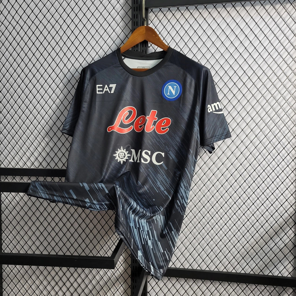 Camisa Napoli EA7 III Torcedor 22/23 Preto