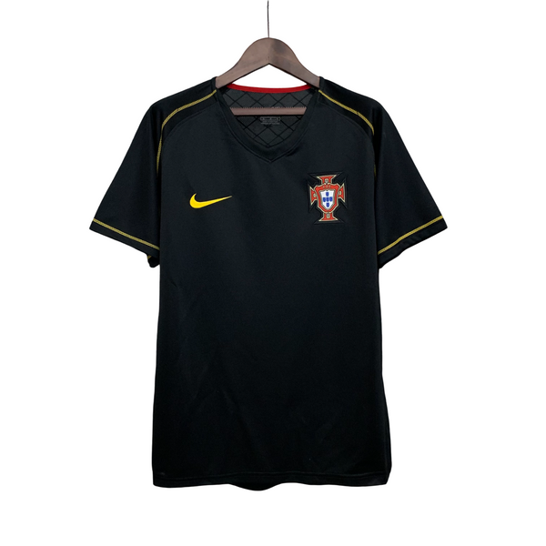 Camisa Retrô Portugal Away 2006/07 Nike Masculino - Preto