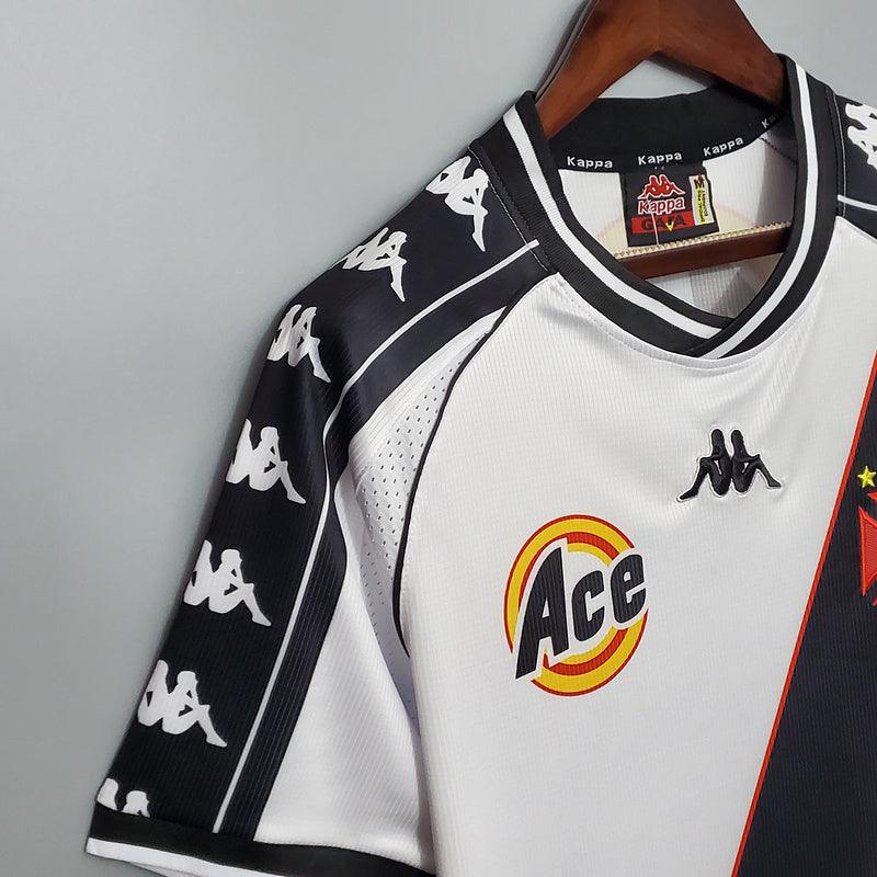 Camisa Kappa- Vasco Away Retro 2000/01- Branco