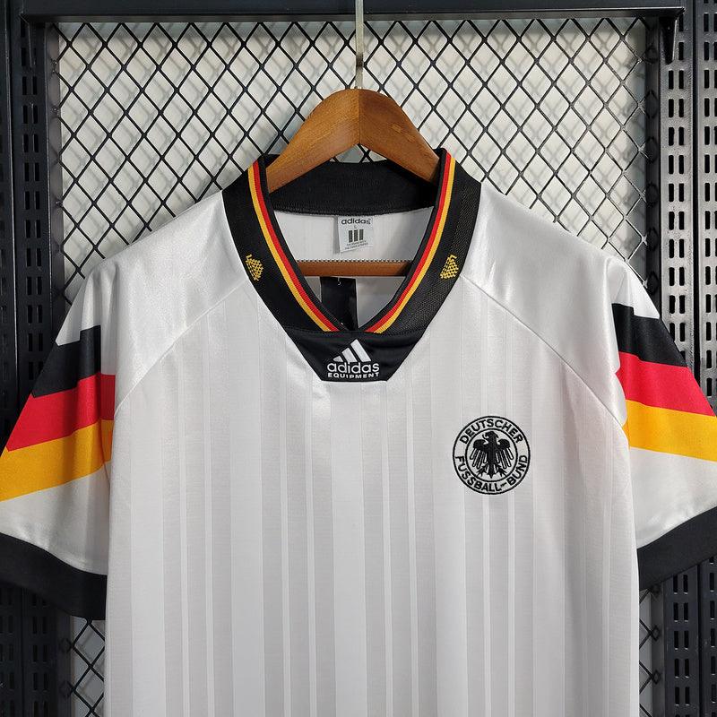 Camisa Alemanha Away Adidas 1992/93 Retrô- Branco