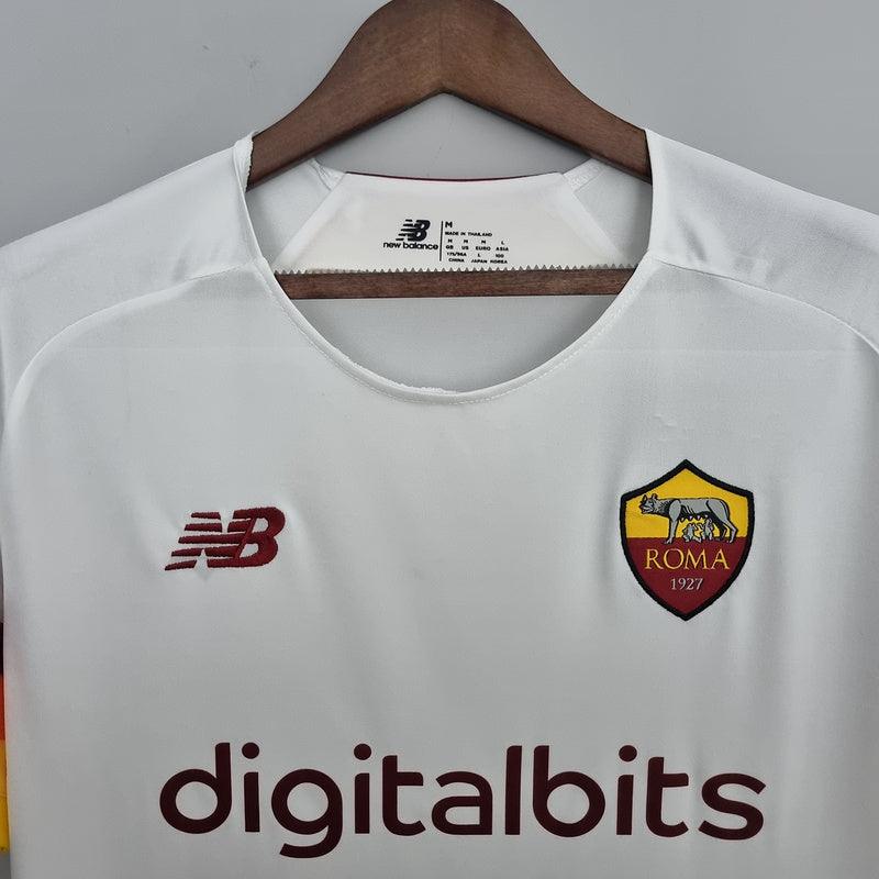 Camisa Roma Home Adidas Torcedor 2021/22 Masculino Branco