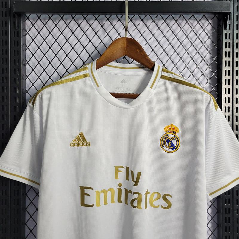 Camisa Real Madrid 2019/20 Adidas Retrô - Branca