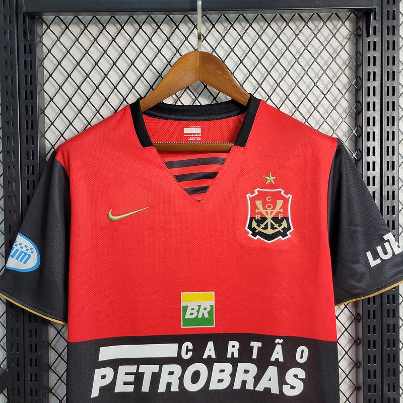 Camisa Flamengo I Home Retrô 2008/09 Adidas Masculina - Vermelho