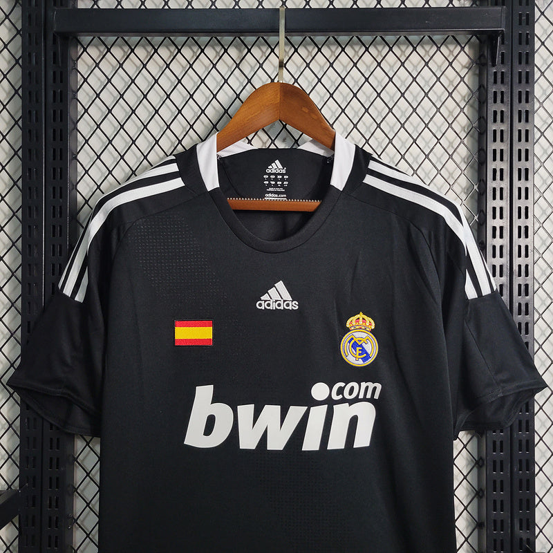 Camisa Retrô Real Madrid III Third Adidas 2008/09 Masculino Preto