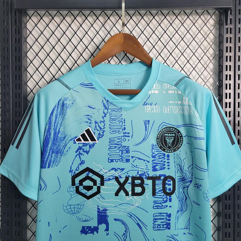 Camisa Miami Treino Adidas Torcedor 2023/24 Azul