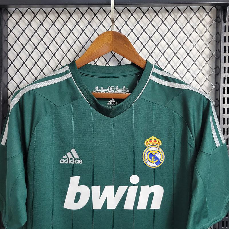 Camisa Retrô Real Madrid Away Adidas 2012/13 Masculino  Verde