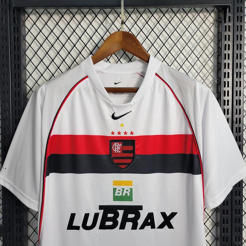Camisa Flamengo II Away Retrô 2002/03 Adidas Masculina - Branco