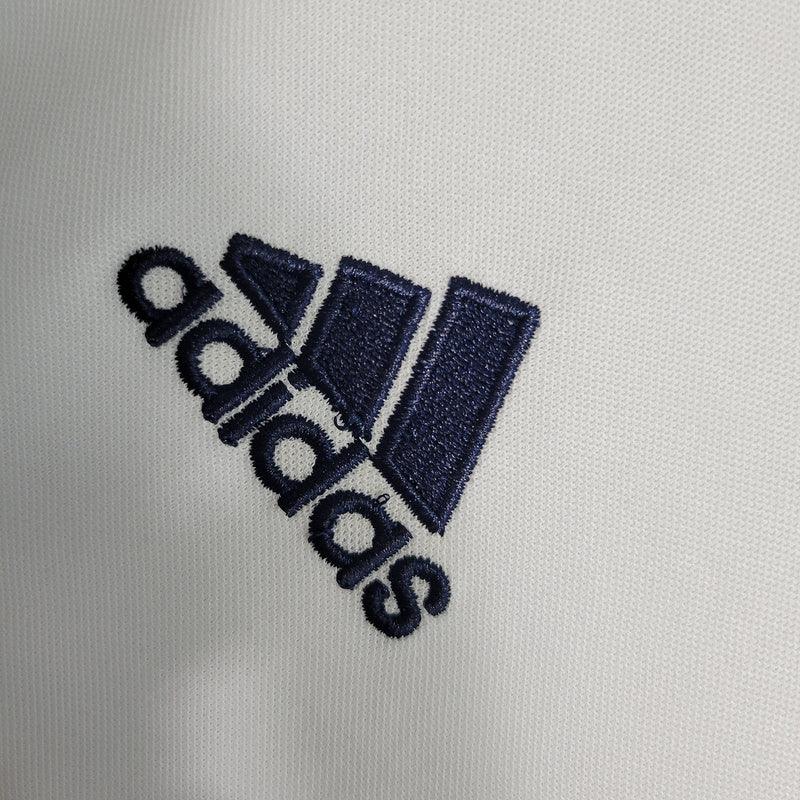 Camisa Retrô Real Madrid Manga Longa Adidas 2016/17 Masculino Branco