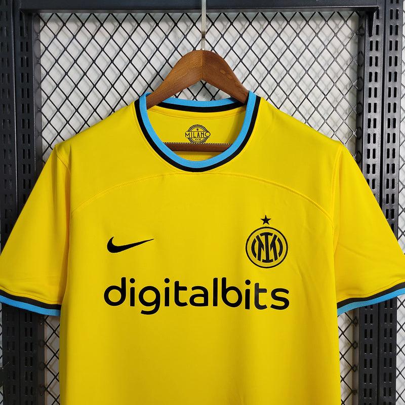 Camisa Inter de Milão Nike Torcedor 2022/23 Two Guest Amarelo