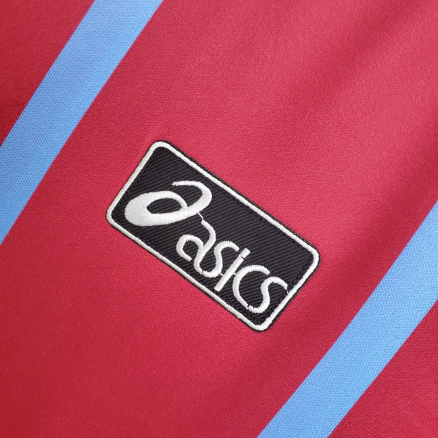 Camisa Aston Villa Retrô 1993/1995 Vermelha - Asics