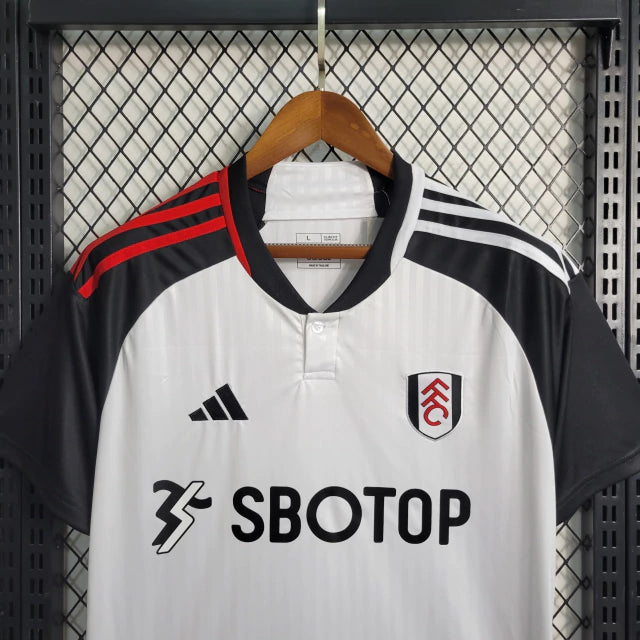 Camisa Fulham I Home Adidas Torcedor 2023/24 Masculino Branco