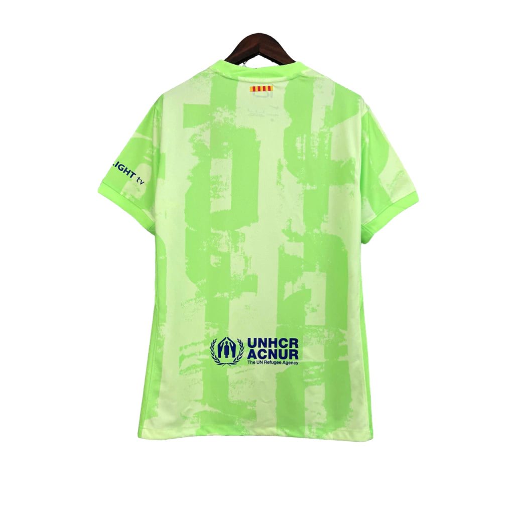 Camisa Barcelona III Third Nike Torcedor 2024/25 Masculino Verde