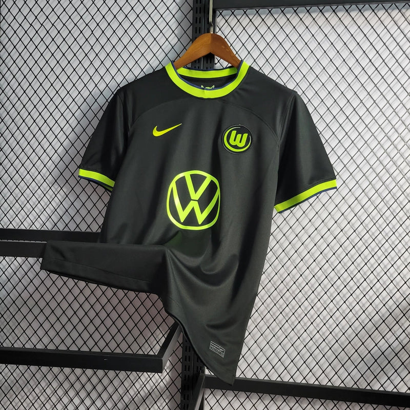 Camisa Wolfsburg II 22/23 Torcedor Nike Masculina - Preto
