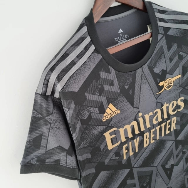 Camisa Arsenal II Away Adidas Torcedor 2022/23 Masculino Preto