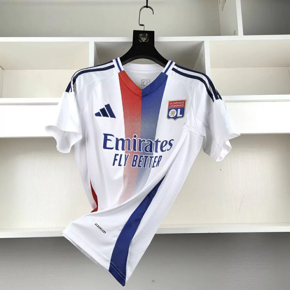 Camisa Lyon I Home 2024/25 Torcedor Adidas Masculino Branco