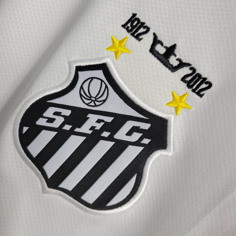 Camisa Retrô Santos I Home 2012/13 Neymar Nike Masculino Branco