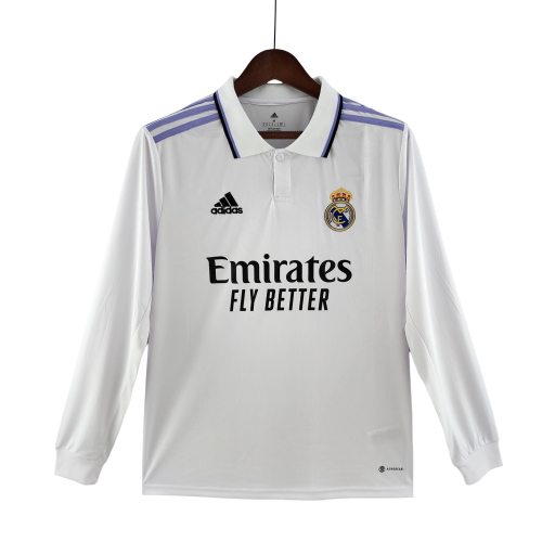 Camisa I Adidas Real Madrid 22/23 - Manga Longa