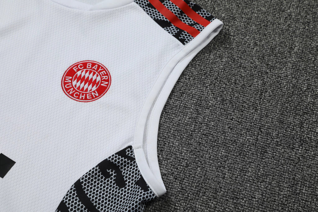 Conjunto Regata FC Bayern 22/23 Adidas - Branco